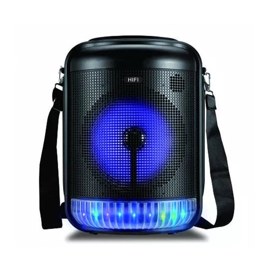 CRONY RX-6101 colorful light portable speaker with microphone USB TF FM RADIO Speaker - Edragonmall.com