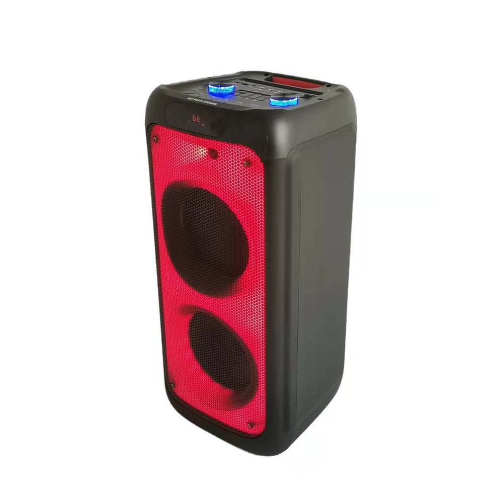 CRONY RX-8280 Speaker 8 inch portable speaker trolley and battery Big power dj bass speakers active professional outdoor Speaker - Edragonmall.com