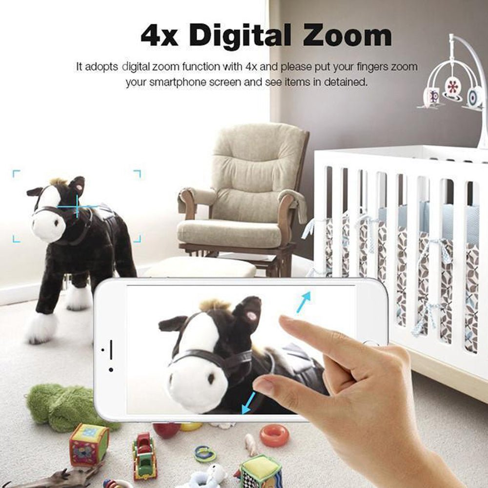 CRONY Security Camera NIP-Q6 Wireless WiFi Camera with Smart Night Vision 2 Way Audio Motion Detection - Edragonmall.com