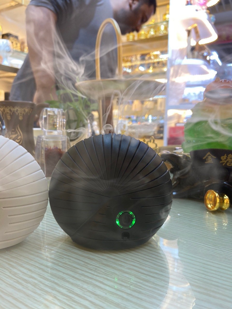 Crony Shell Bakhoor Burner Hot Selling Arabic Ramadan Electric Mini Portable Incense Burner-Black - Edragonmall.com