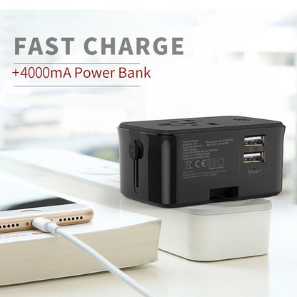 CRONY SL-310B Travel Charge With Power Bank - Edragonmall.com