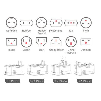 CRONY SL-310B Travel Charge With Power Bank - Edragonmall.com