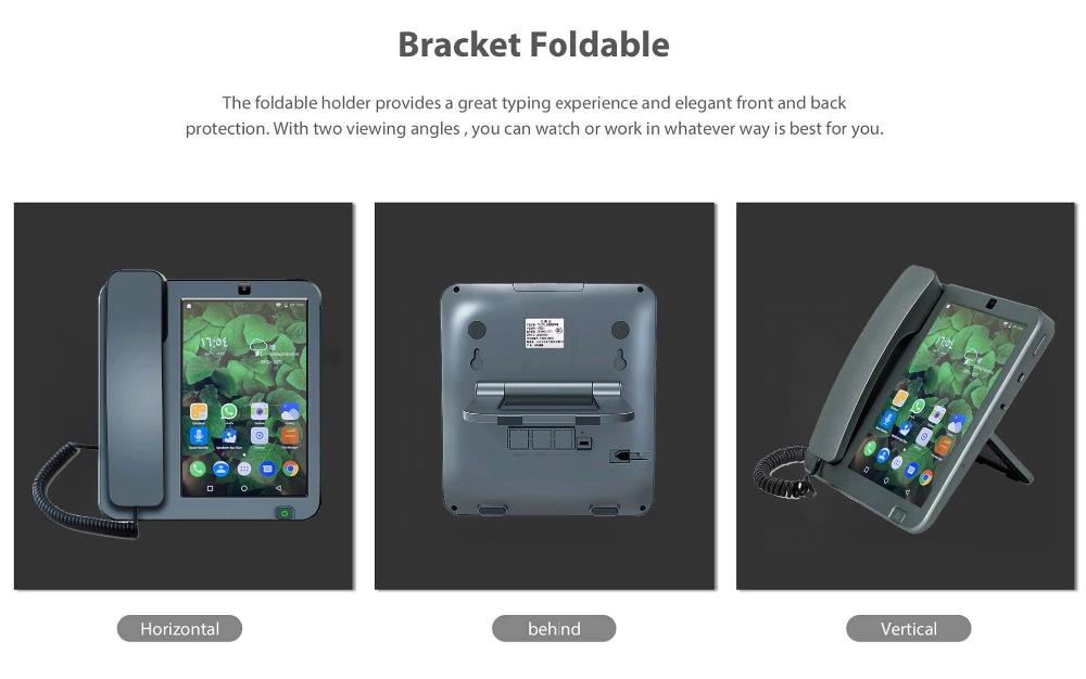 Crony Smart LTE 4G KT8001 fixed wireless landline Android with 4G SIM network video phone - Edragonmall.com