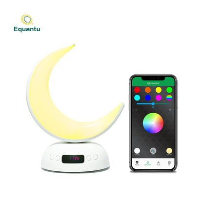 CRONY SQ-902 guran speaker Speaker Quran Led Moon Lamp Aromatherapy Function Azan Alarm Clock Quran Player - Edragonmall.com