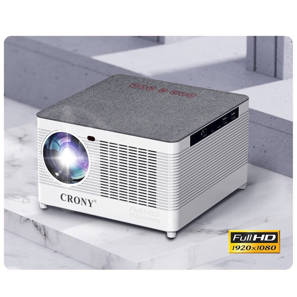 CRONY T55A Projector 5G WiFi Bluetooth Nativo Full HD 1920X1080p 9000 Lumens Suporte 4K Home Theater para iOS Android - Edragonmall.com