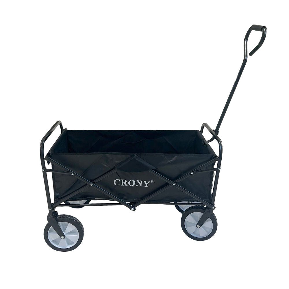 CRONY TC3015+Baseplate Folding Cart Heavy Duty Collapsible Folding Wagon Utility Shopping Outdoor Camping Garden Cart - Edragonmall.com