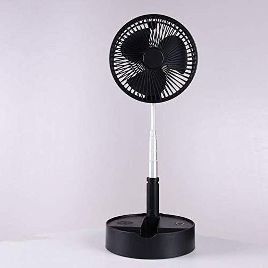 Crony Telescopic speaker fan with Wireless Speaker and Aroma Fragrance Diffuser Portable | Black - Edragonmall.com