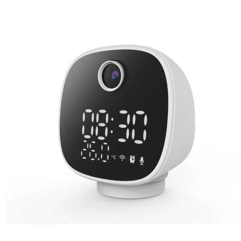 CRONY Two-way Audio Baby Movement Camera TUYA Wifi Temperature Alarm Baby Monitor with Night Lamp Clock - Edragonmall.com