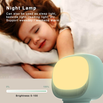 CRONY Two-way Audio Baby Movement Camera TUYA Wifi Temperature Alarm Baby Monitor with Night Lamp Clock - Edragonmall.com