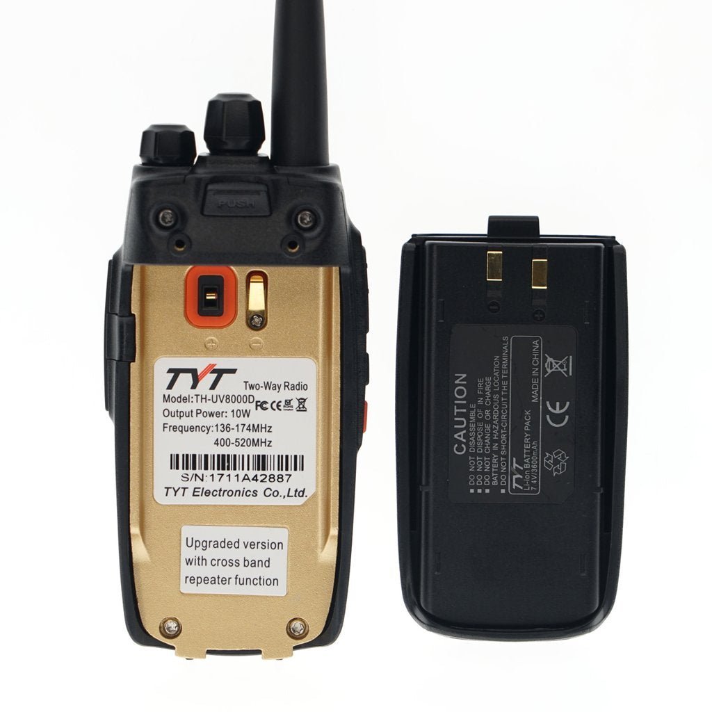 Crony TYT 10W Th-UV8000D Walkie Talkie Handheld Transceiver Two Way Radio long distance Walkie Talkie 8-20km - Edragonmall.com