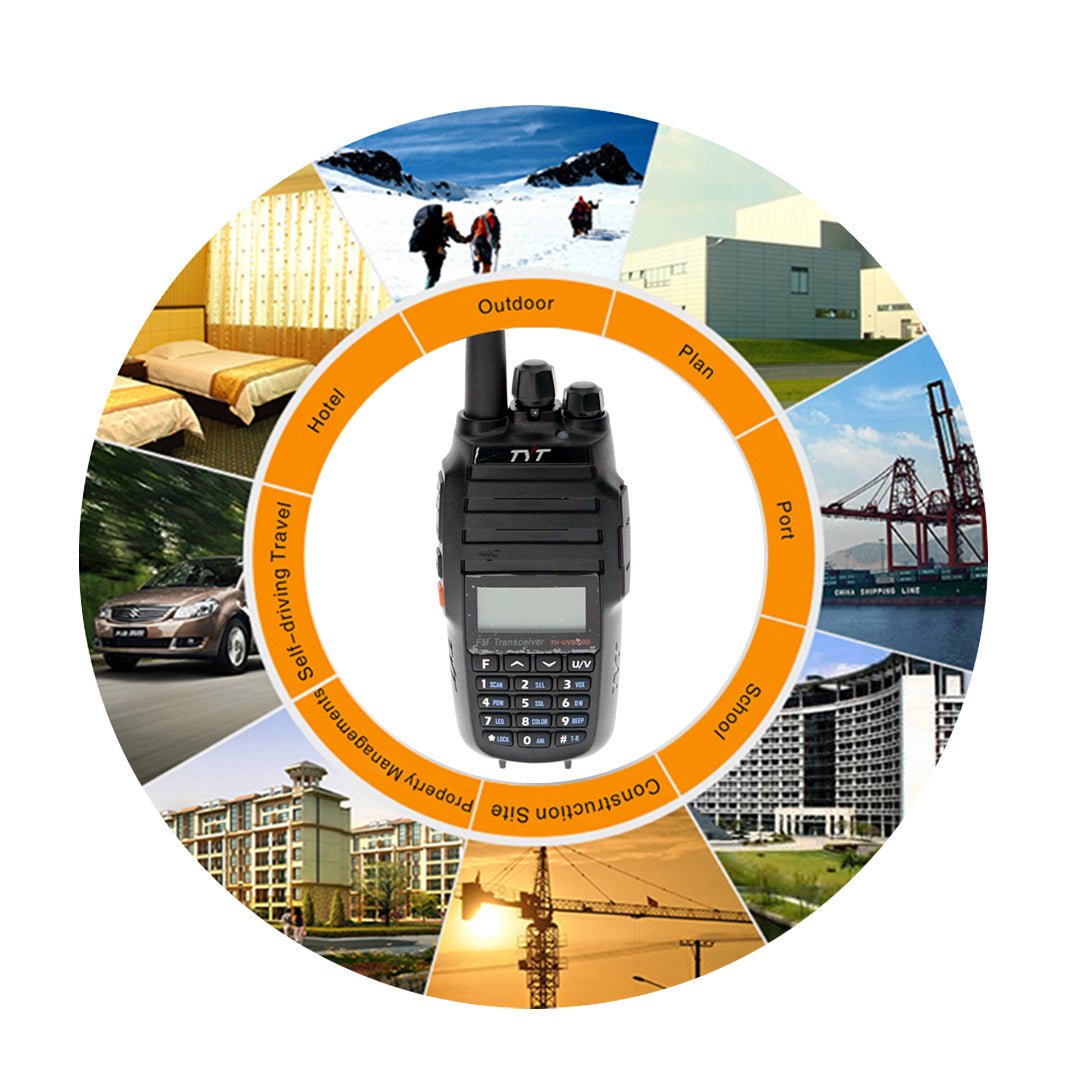 Crony TYT 10W Th-UV8000D Walkie Talkie Handheld Transceiver Two Way Radio long distance Walkie Talkie 8-20km - Edragonmall.com