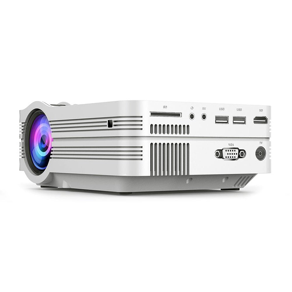 Crony UB-10 PULS Projector Mini LED Projector Home Theater | white - Edragonmall.com