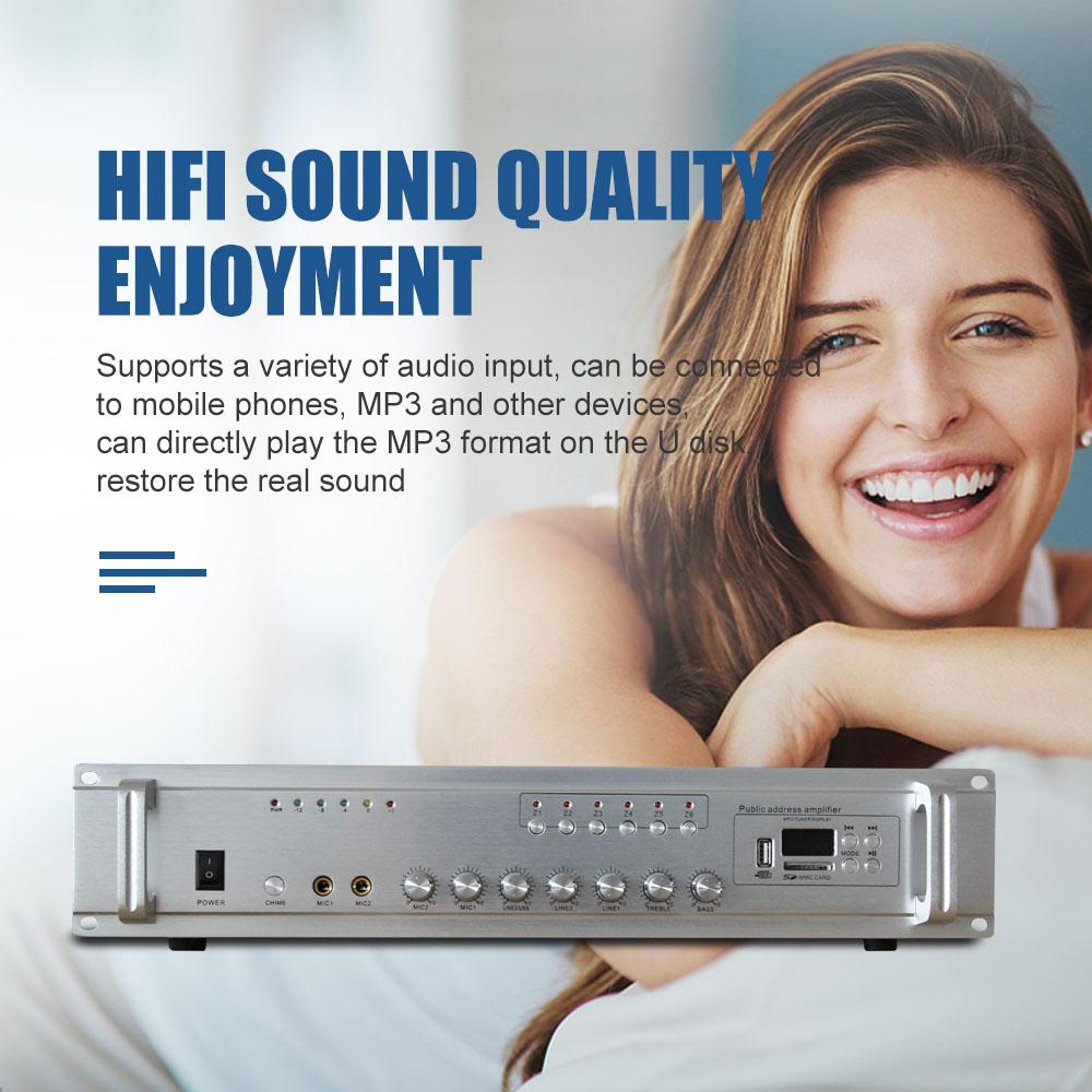 CRONY USB-60W Public Address System Broadcast Amplifier Host - Edragonmall.com