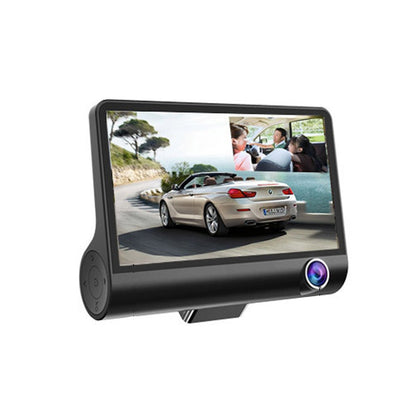 CRONY V504 Three-Camera 1920*1080 touch dashcam Car DVR 3 Cameras Lens 4 Inch IPS Dash Cam Rearview Camera Video Recorder - Edragonmall.com