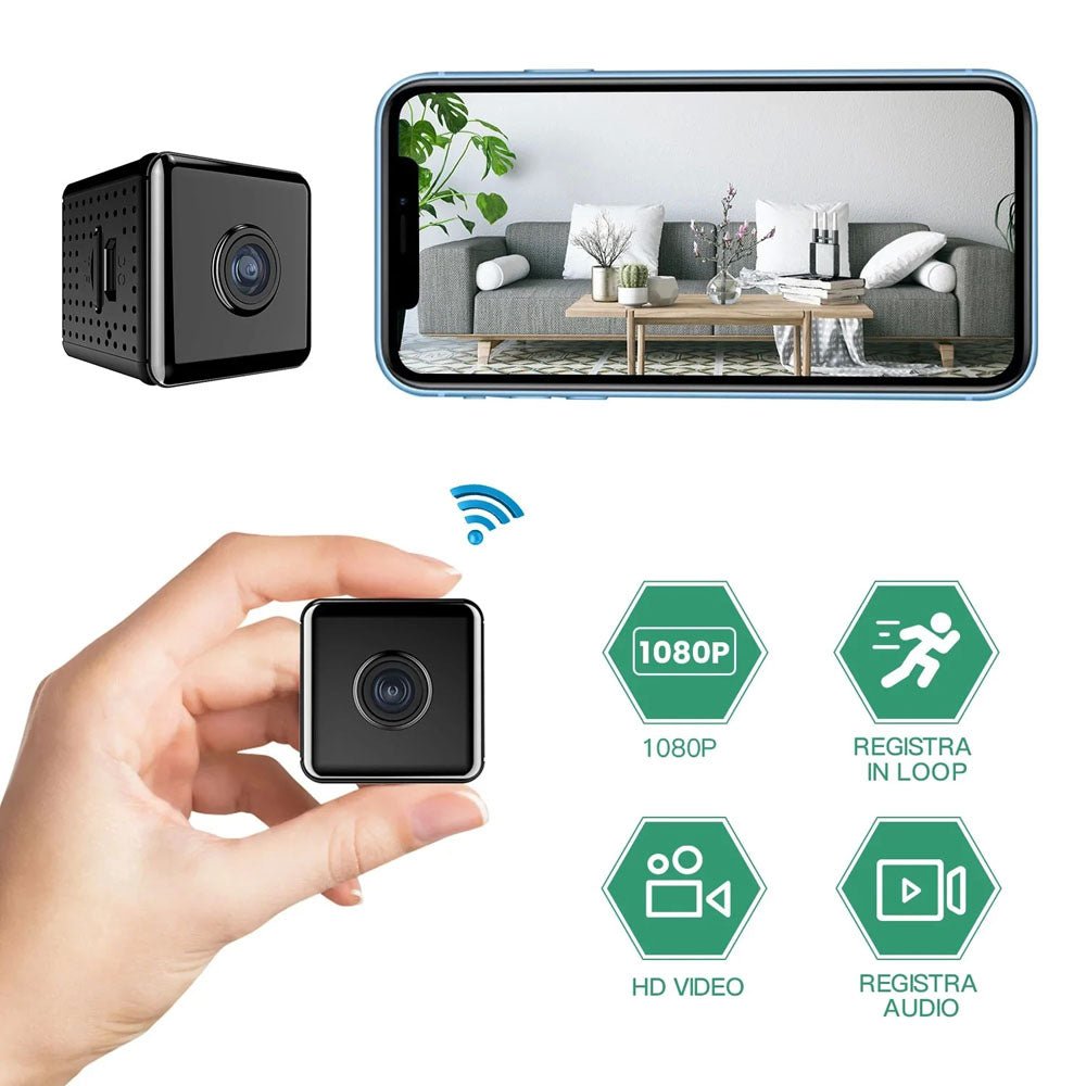 CRONY W10 Wifi iWFCam 1080P Camera HD Mini Wireless Wifi Camera with Motion Detection - Edragonmall.com