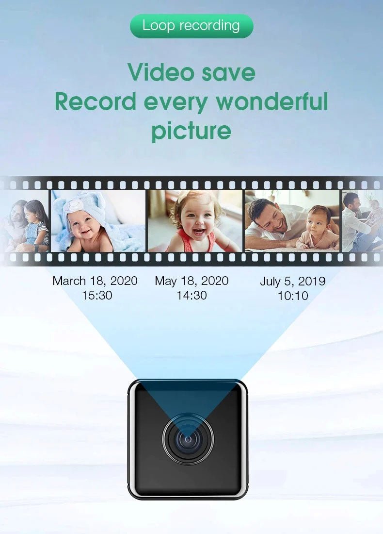 CRONY W10 Wifi iWFCam 1080P Camera HD Mini Wireless Wifi Camera with Motion Detection - Edragonmall.com