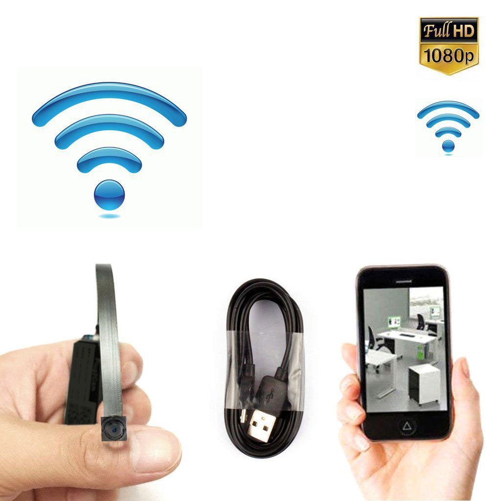 CRONY W3-T Super Mini Wireless Camera WiFi Connection HD 1080P BVCAM Remote View Slot Microphone Audio Camcorder - Edragonmall.com