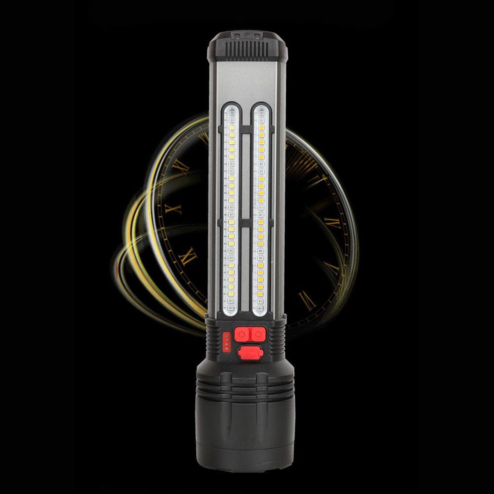CRONY W5121A Solar Energy Flashlight for Home Type-C Rechargeable Strong Light P50 Super Bright Flashlight Super Battery Life - Edragonmall.com