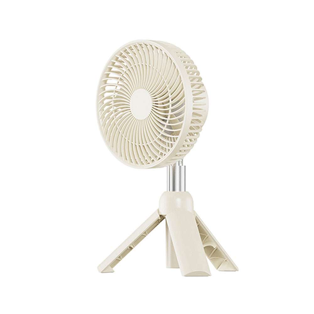 CRONY WT-RD09 Telescopic Outdoor Fan With LED lighting Tripod Household Retractable Fan USB Rechargeable Outdoor Camping Multifunctional Fan - Edragonmall.com