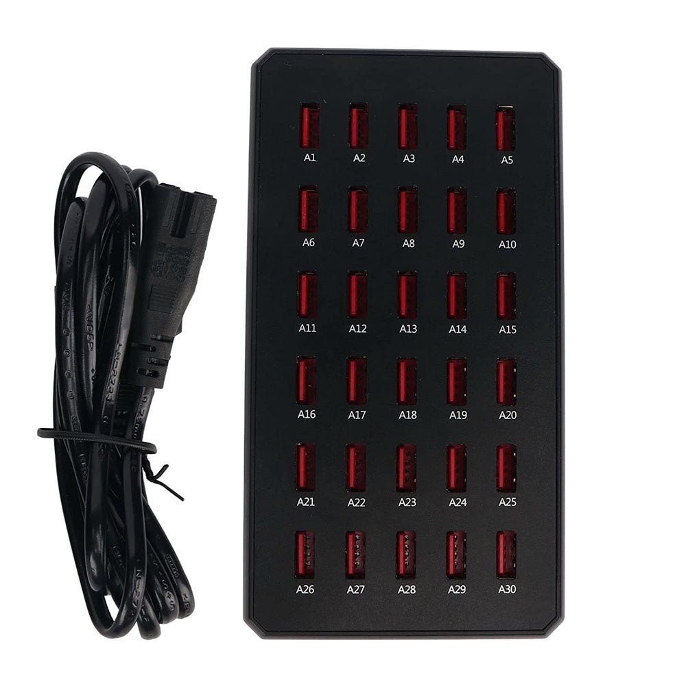 CRONY WT268 30USB PORTS Smart Charger Station 150W Safe Fast Charging USB Charging Station - Edragonmall.com