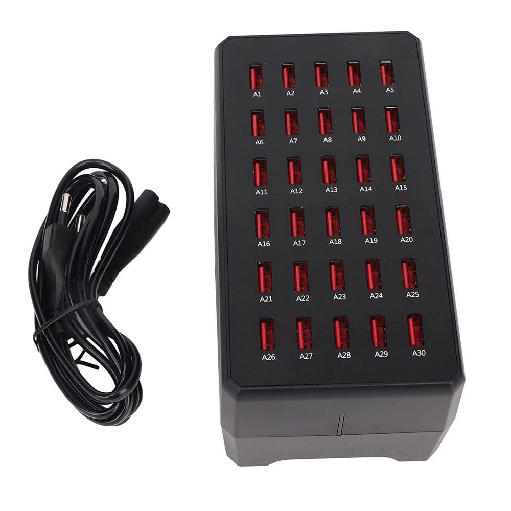 CRONY WT268 30USB PORTS Smart Charger Station 150W Safe Fast Charging USB Charging Station - Edragonmall.com