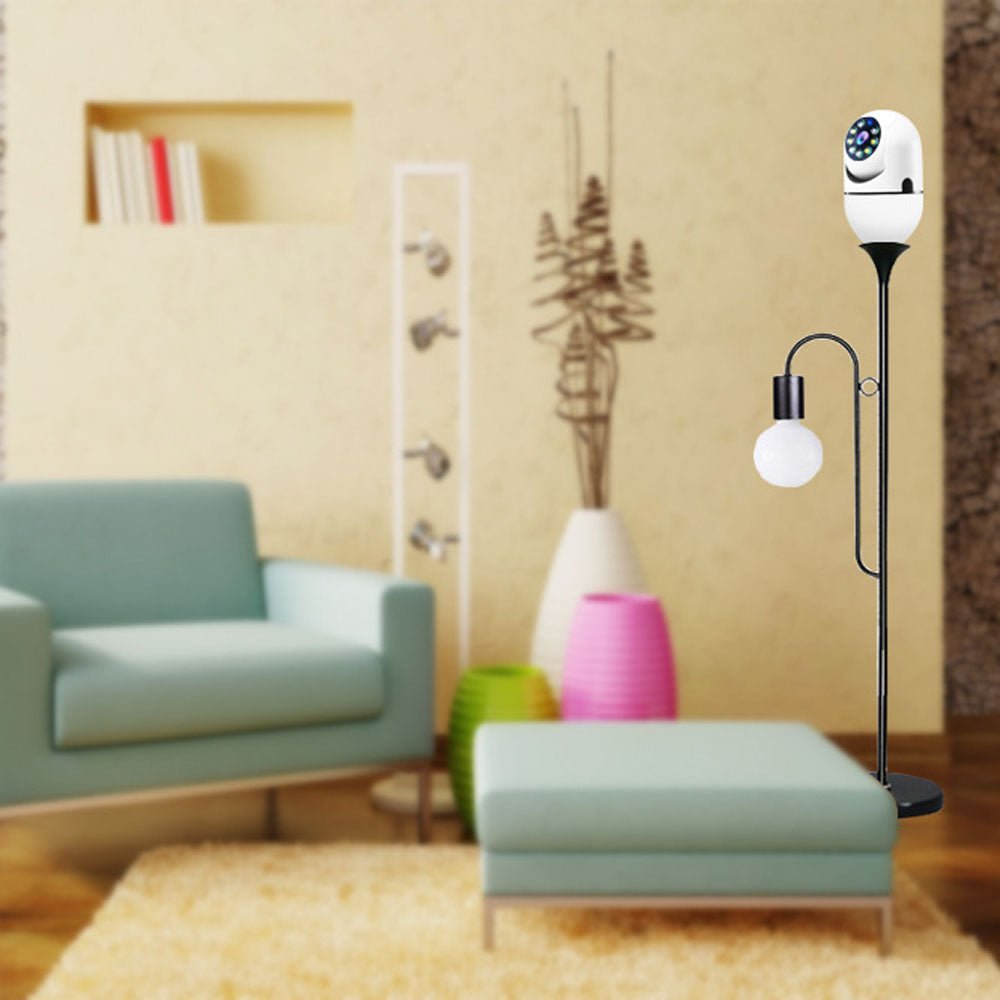 CRONY Y23 JXLCAM light bulb IP Camera body motion tracking night vision motion detection two-way audio - Edragonmall.com