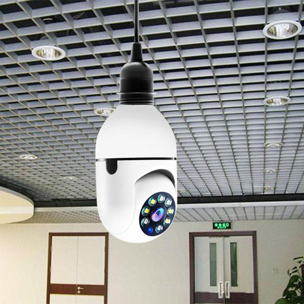 CRONY Y23 JXLCAM light bulb IP Camera body motion tracking night vision motion detection two-way audio - Edragonmall.com