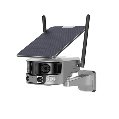 CRONY Y6 4G-4K-8MP-4X 180°Wide Angle Solar Battery Camera Y6 WiFi-4K-8MP-180°Wide Angle Solar Battery Camera with 6W Solar Panel - Edragonmall.com