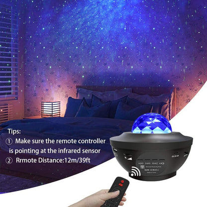 CRONY YK-1 Star lights Galaxy Projector, Star Projector 3 in 1 Night Light Projector w/LED Nebula Cloud with Bluetooth Music karaoke Speaker - Edragonmall.com