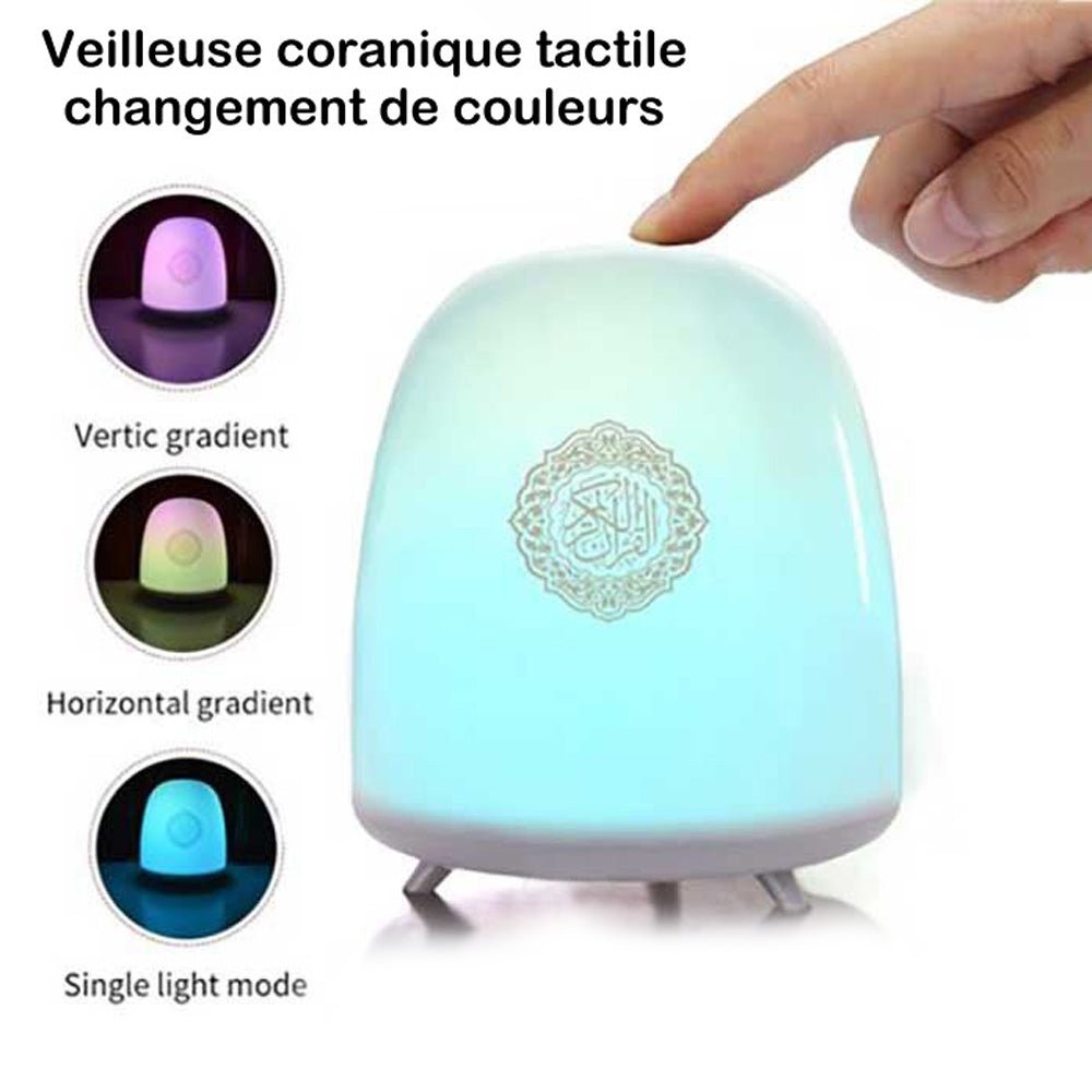 Equantu SQ-906 quran translation Light quran speaker touch lamp quran cube APP for muslim prayer - Edragonmall.com