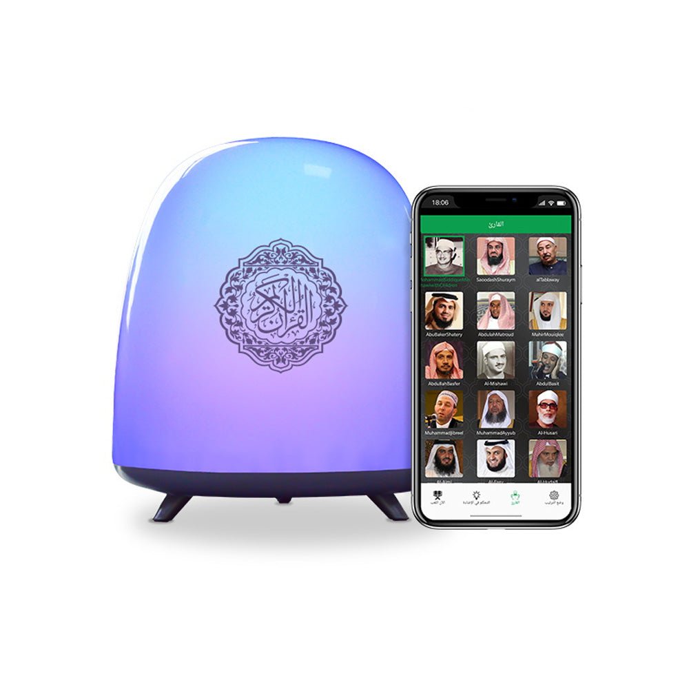 Equantu SQ-906 quran translation Light quran speaker touch lamp quran cube APP for muslim prayer - Edragonmall.com