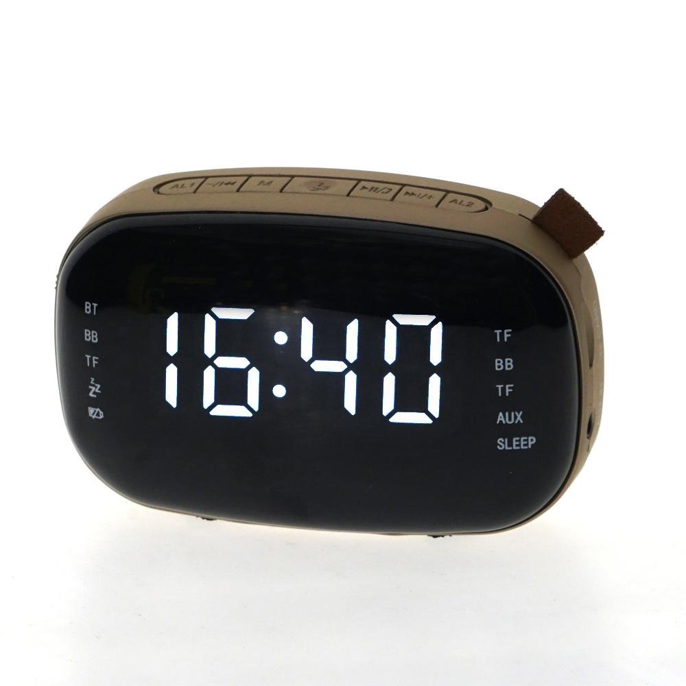 FC-A001 Bluetooth speaker with clock Bell Machine - Edragonmall.com