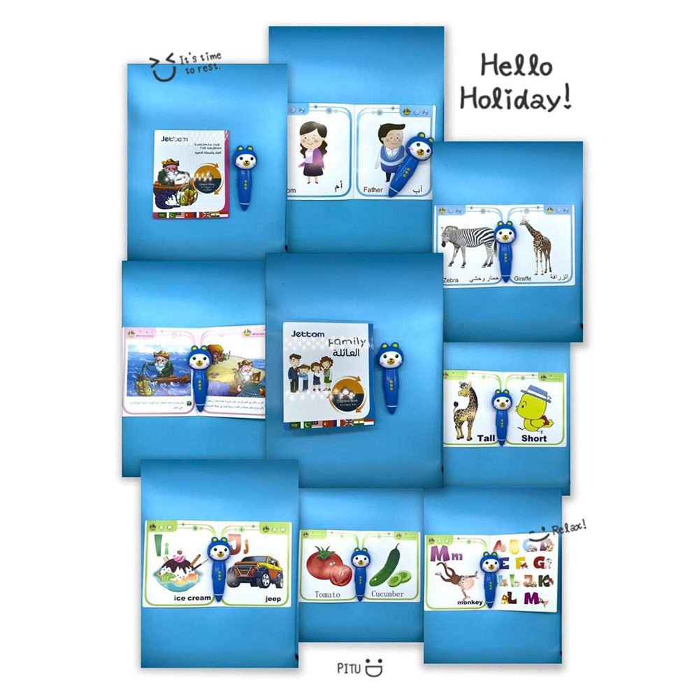 H1-Children read with a pen Help Your Child To Read & Write Learn Interactive Learning System - Edragonmall.com