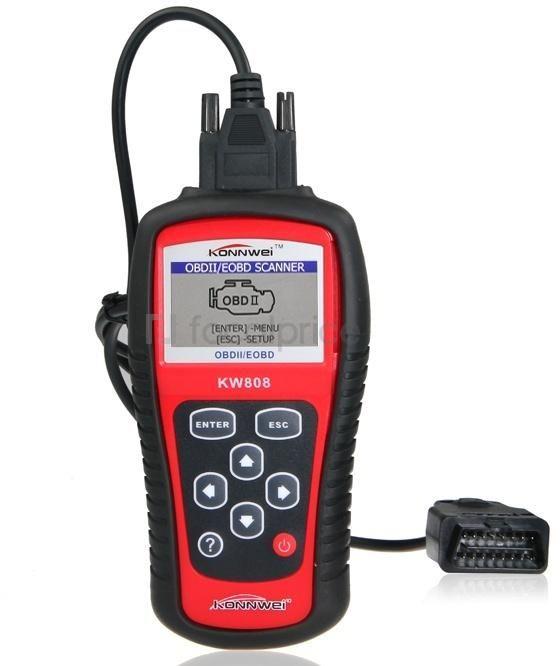 KONNWEI KW808 OBD2 Scanner EOBD Auto Code Reader Scanner Automotive Function Same As MS509 - Edragonmall.com