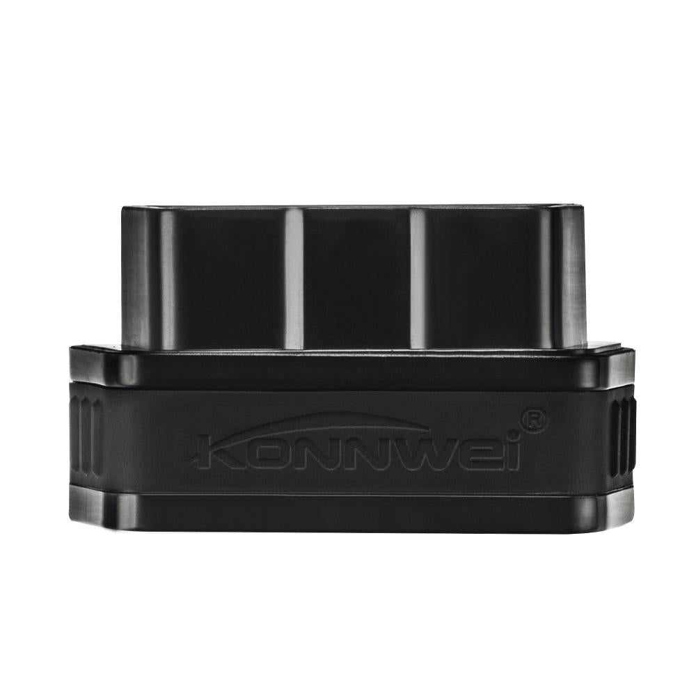 Konnwei KW901 OBD2 Car Bluetooth 3.0 Scanner ELM327 Car Diagnostic Tool - Black - Edragonmall.com