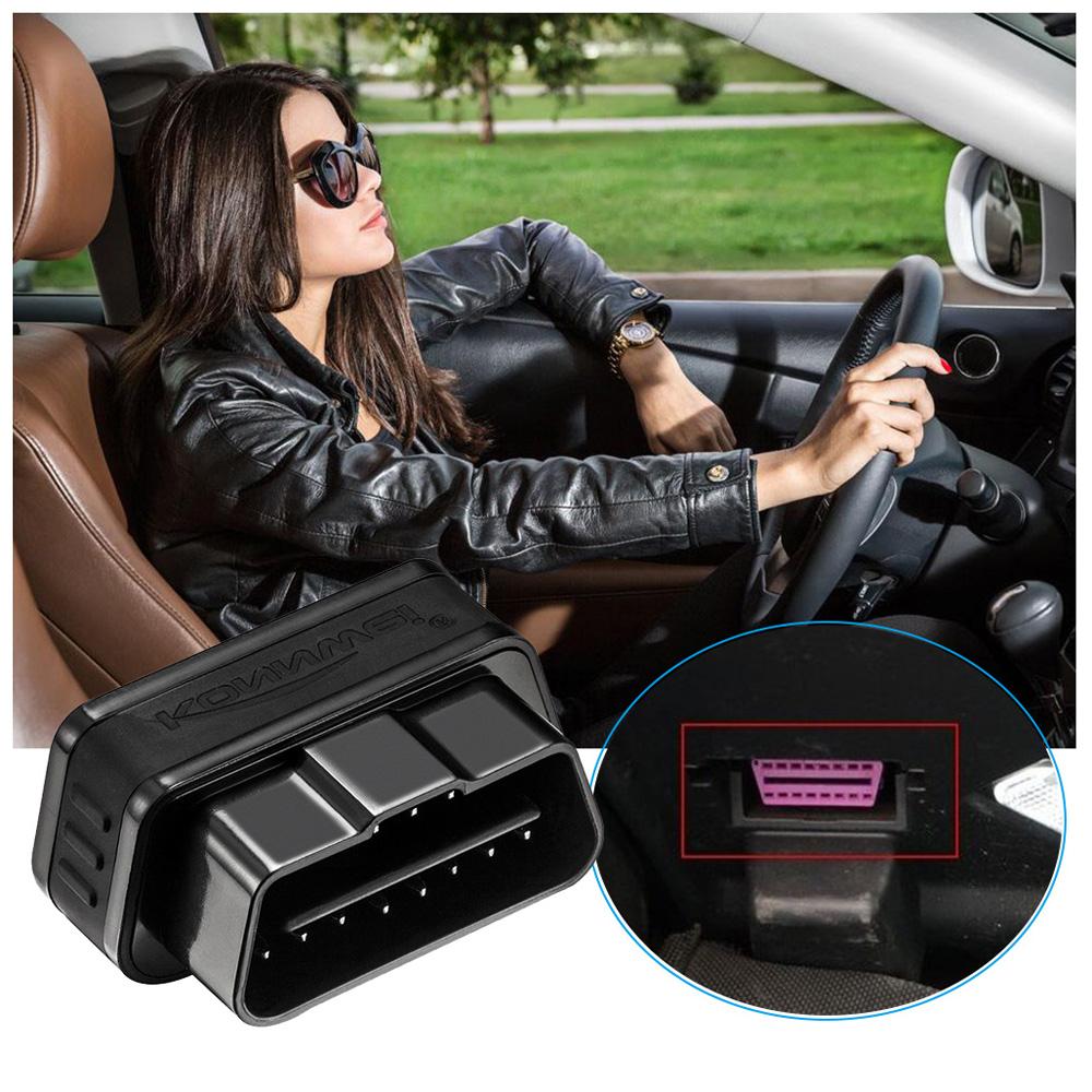 Konnwei KW901 OBD2 Car Bluetooth 3.0 Scanner ELM327 Car Diagnostic Tool - Black - Edragonmall.com