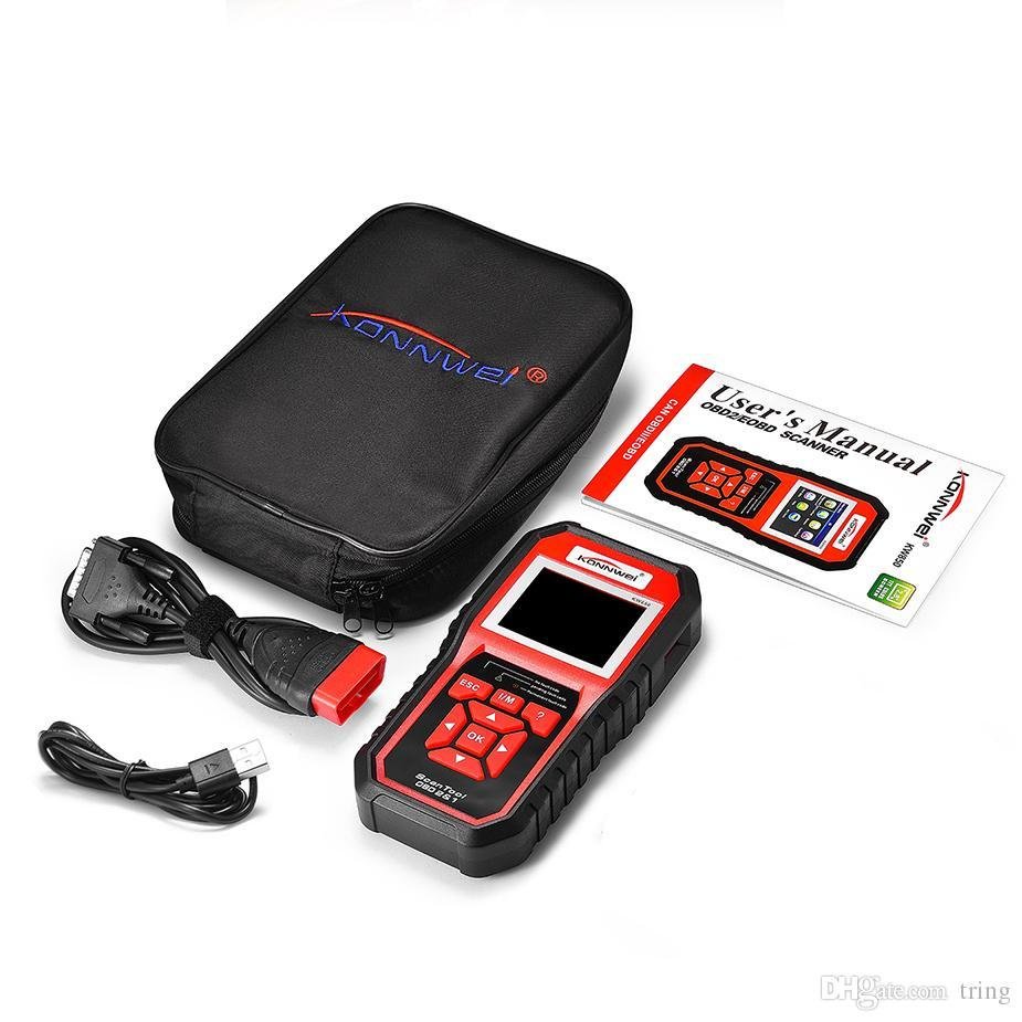 Kw850 Konnwei Professional OBD2 Scanner Auto Code Reader Car Diagnostic Tools (Original) - Edragonmall.com