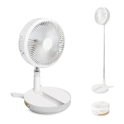 KY-19107 Mini Extendable Compact Foldable Table Desktop Telescopic Fan - Edragonmall.com