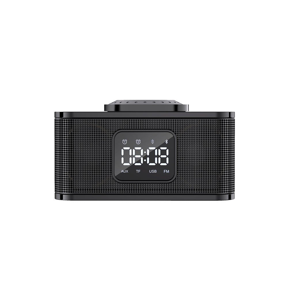 MH-2036 Multi-function audio Multifunctional desktop wireless bluetooth speaker with wireless charger - Edragonmall.com