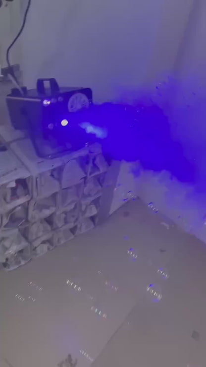 CRONY:800W+6LED  RGB Bubble Smoke Machine With Remote Control for DJ Wedding Party Nightclub Event