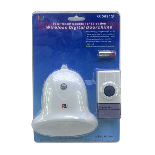 RL RL-3926 Wireless Digital Door Chime, the Best Doorbell - Edragonmall.com