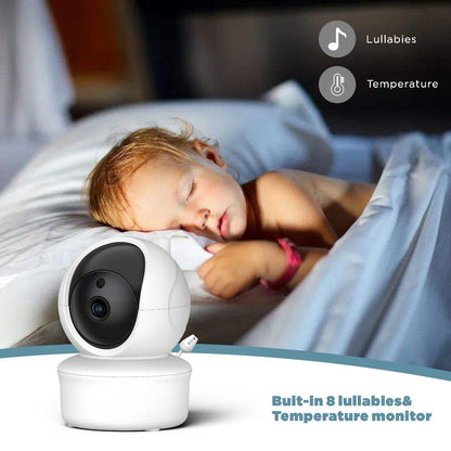 SM650 5inch TFT LCD Baby Monitor 5" Large Screen Baby Monitor Night Vision Two Way Audio Phone Baby Monitor Wireless - Edragonmall.com