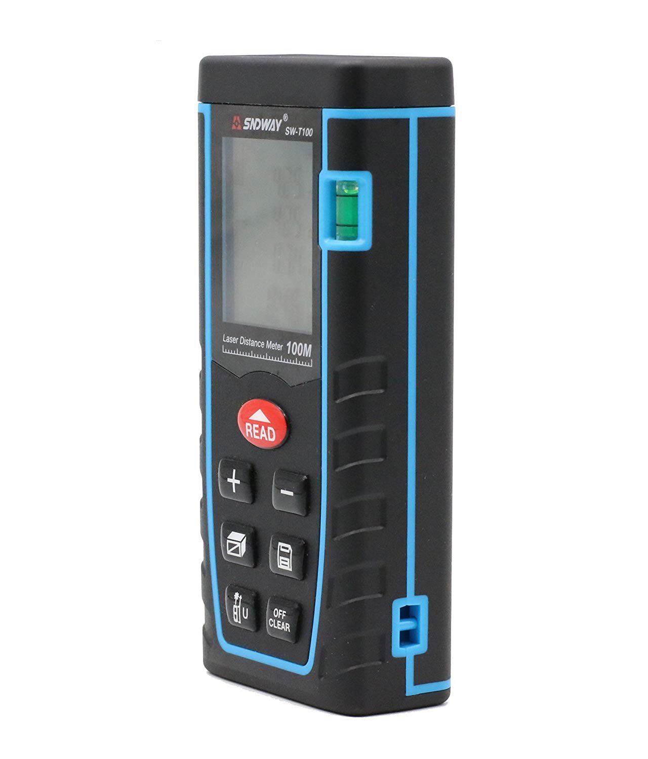 T100 Diastimeter Sndway SW T100 100M Laser Distance Meter Laser Range Area Volume Measure Tool - Edragonmall.com