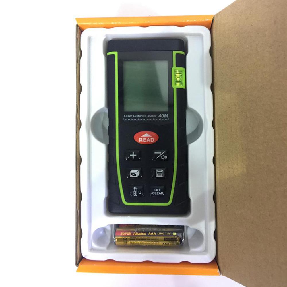 T40 Digital Laser Rangefinder 40M Distance Meter Tape Measure Area Volume - Edragonmall.com