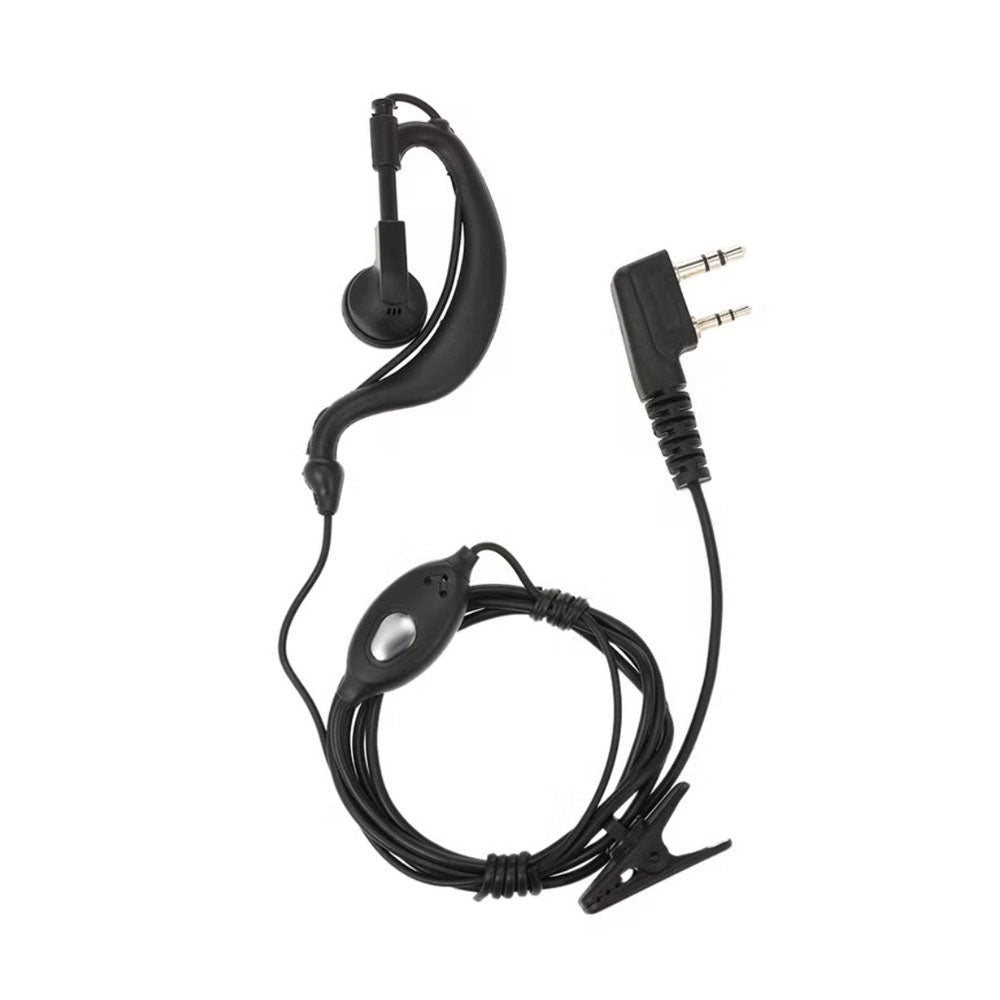 TK Ordinary earphone Walkie Talkie Headset Earpiece With Microphone - Edragonmall.com