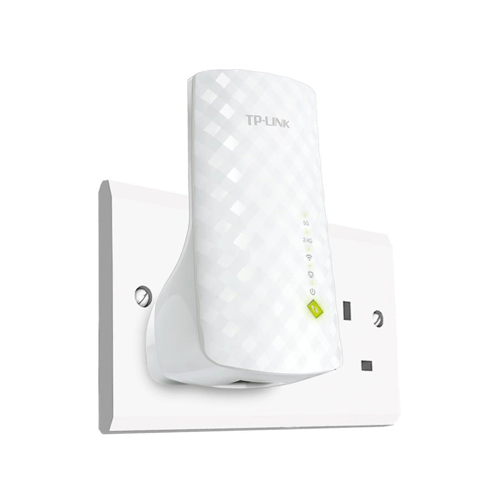 Tp-Link Re200 Ac750 Universal Dual Band Range Extender, Wi-Fi Extender Plug And Play - Edragonmall.com