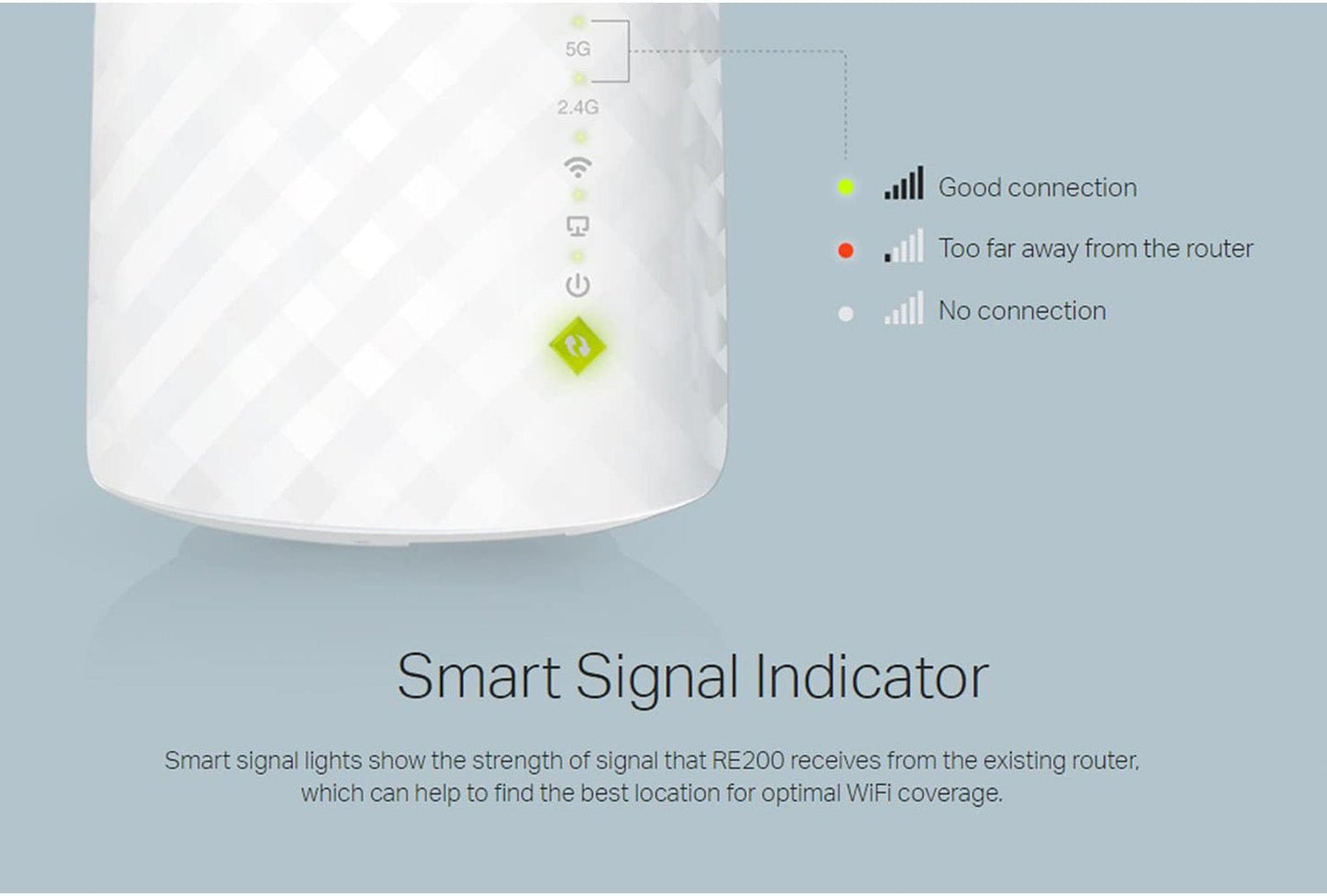 Tp-Link Re200 Ac750 Universal Dual Band Range Extender, Wi-Fi Extender Plug And Play - Edragonmall.com