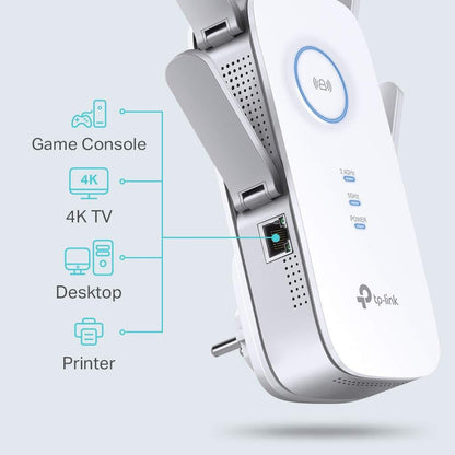 Tp-Link RE650 TP-LINK Range Extender Ac2600 Universal Dual Band Range Extender With 1 Gigabit Port And 4 External Antennas - Edragonmall.com