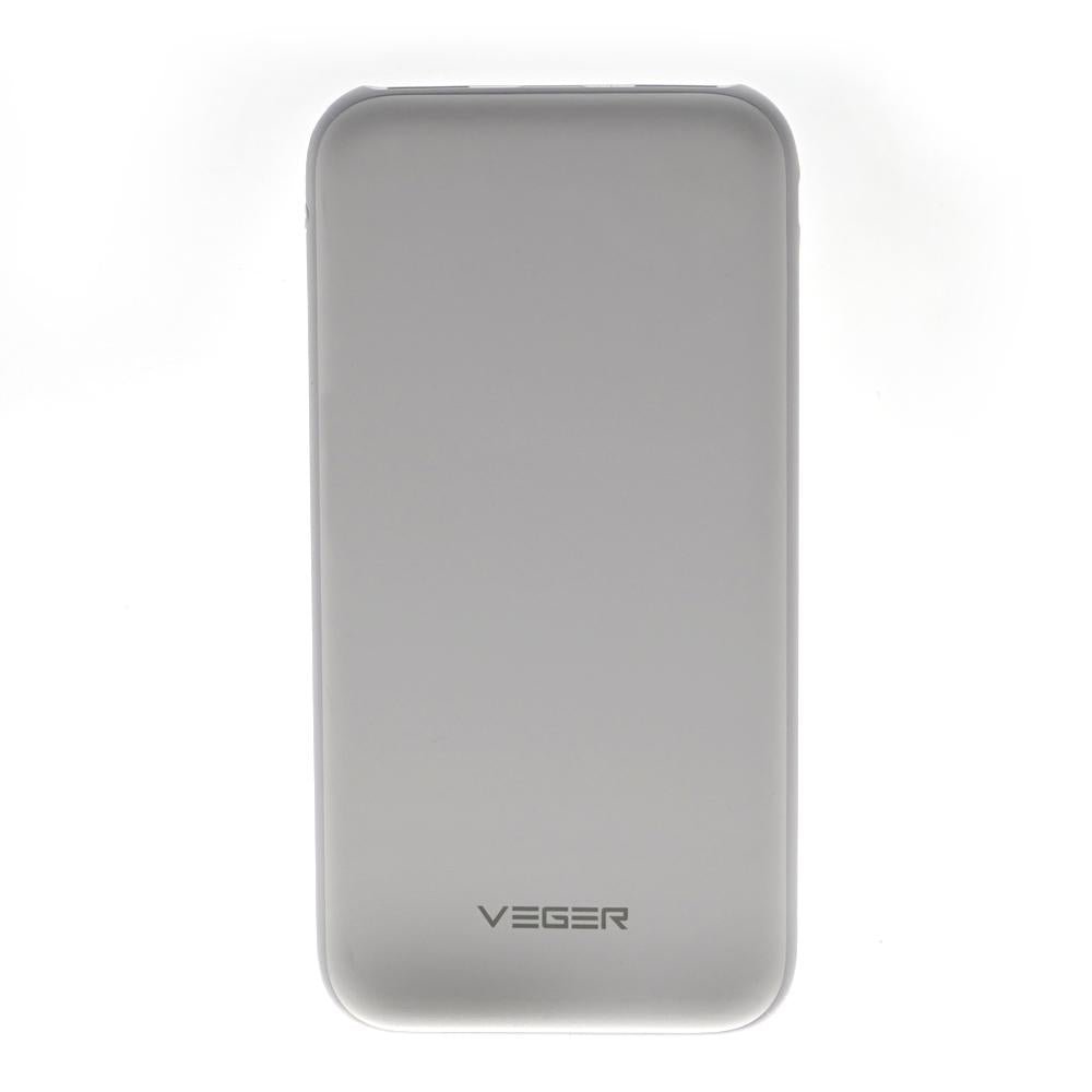 Veger V11 25000mAh 2 USB OUTPUT Power Bank for Smart Phones - white - Edragonmall.com