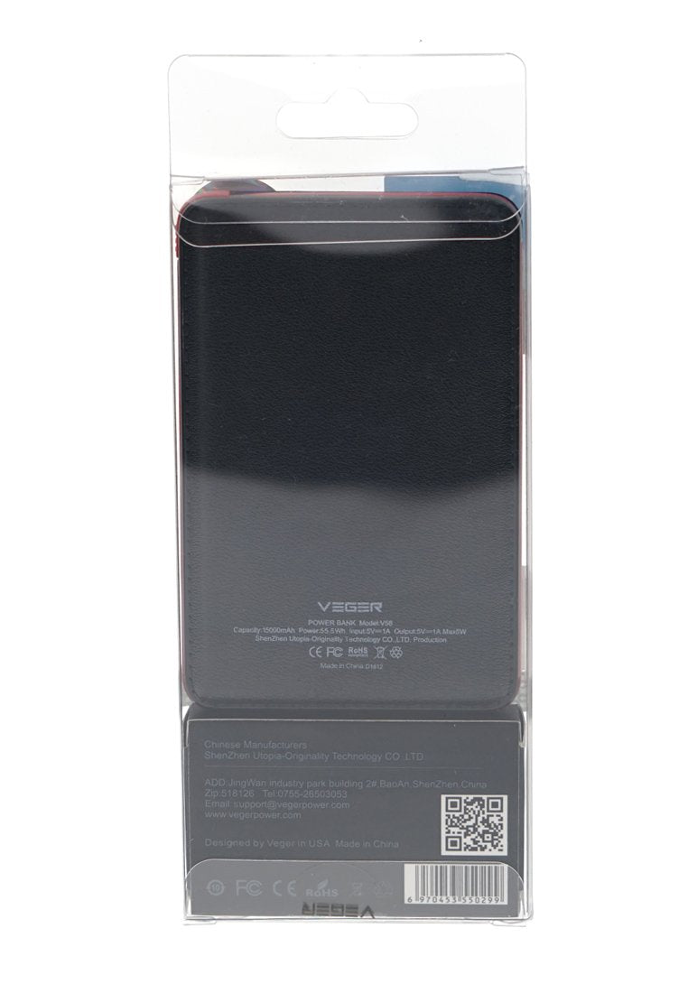 Veger V58 15000mAh Power Bank for Smart Phones -2 - Edragonmall.com